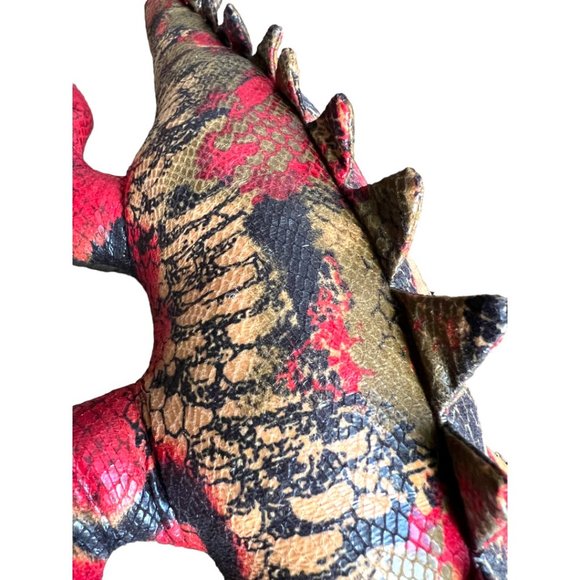 Rare Realistic 26" Reptile Plush | Gila Monster Lizard Soft Sculpture Art Toy - Picture 9 of 16
